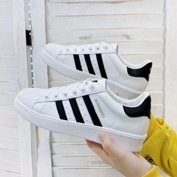 Made in China white flat board shoes for men and women couples sports shoes CXN - 图片 3