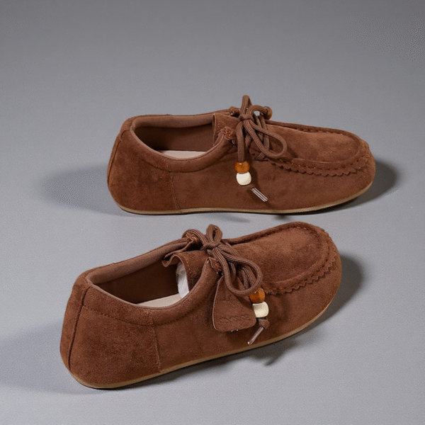 Made in China flat Bokeen shoes women lazy one foot pusher Mule shoes comfortable casual women's shoes K3912 - 图片 2