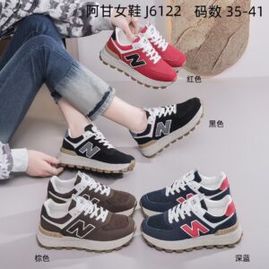 Made in China German Army Trainer Cortez dad shoes Women's thick-soled sneakers J6122