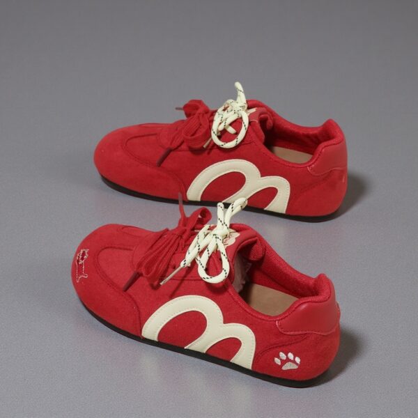 Made in China German Army Trainer Cortez dad shoes Women's thick-soled sneakers Y16 - 图片 2