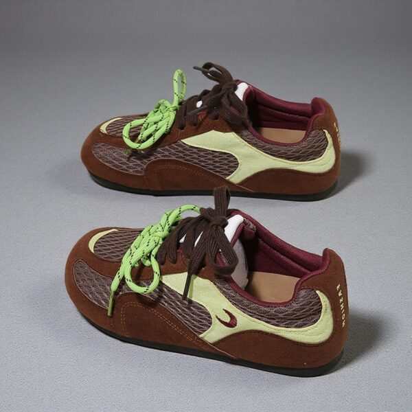 Made in China German Army Trainer Cortez dad shoes Women's thick-soled sneakers Y18 - 图片 3