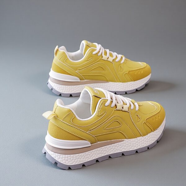 Made in China white leather shoes running sports Cortez shoes for women AD5201 - 图片 2