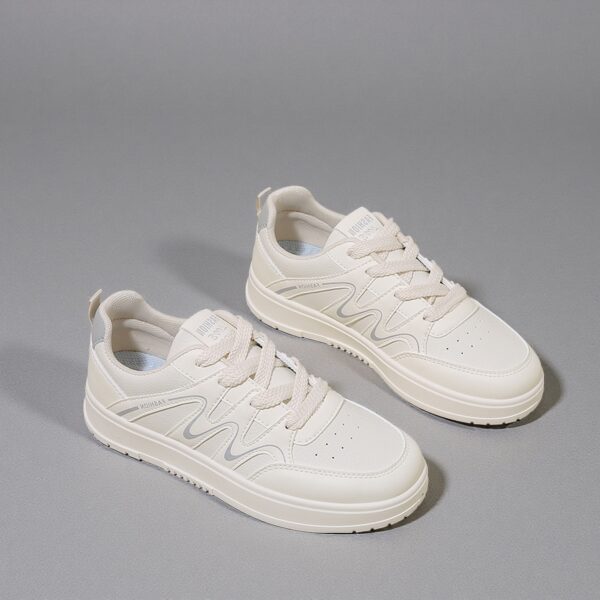 China manufactures women's very soft white flat-soled shoes HL716 - 图片 2