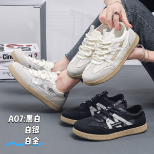 Made in China white flat women's shoes comfortable and fashionable sports shoes CXNA07