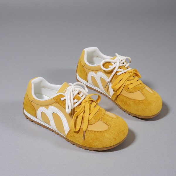 Made in China German Army Trainer Cortez dad shoes Women's thick-soled sneakers T06 - 图片 2