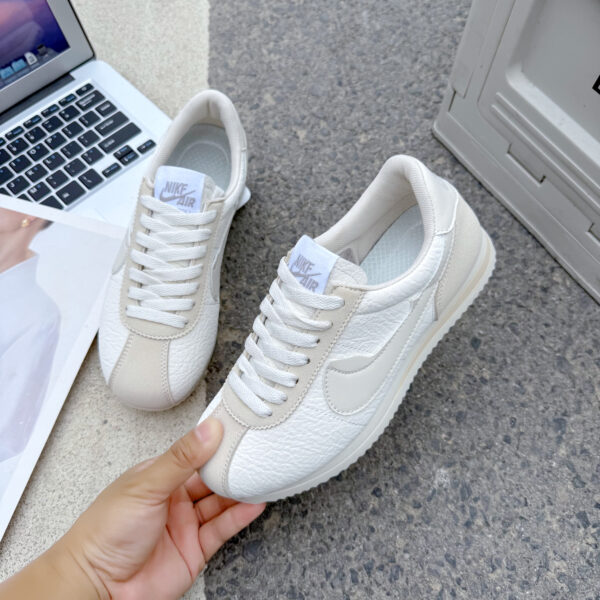 Made in China, the new popular soft leather sneakers are women's casual running shoes cxn - 图片 5