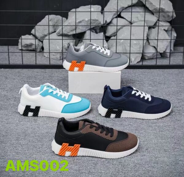 White mesh breathable women's and men's flat-soled sneakers for couplesAMS002