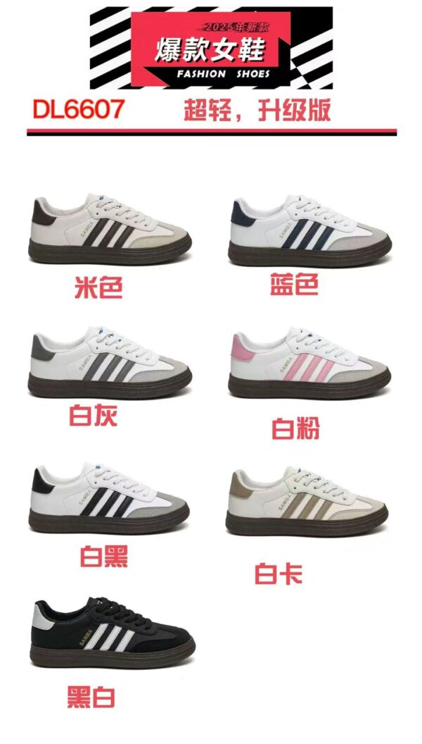 Made in China women's white flat shoesDL6607