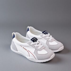 Made in China shoes with low-cut uppers GAT ladies flat sole white sneakers German Army Trainer K1519