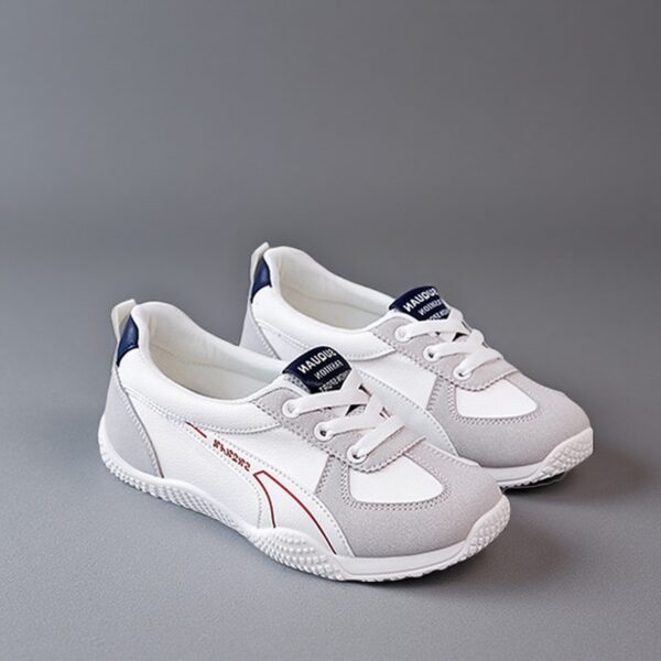 Made in China shoes with low-cut uppers GAT ladies flat sole white sneakers German Army Trainer K1519