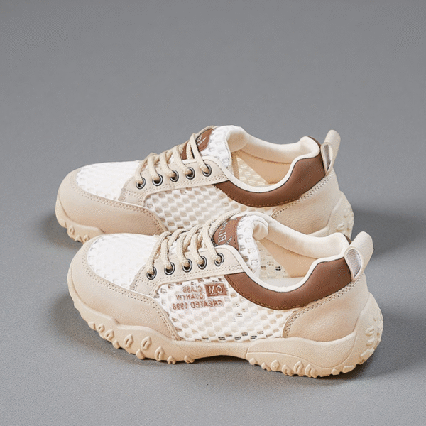 Made in China fashionable breathable mesh women's sports shoesXQK10 - 图片 2