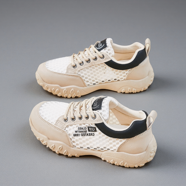 Made in China fashionable breathable mesh women's sports shoesXQK10