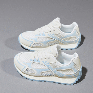 White fashion popular thick sole height summer breathable women's shoesXFA823