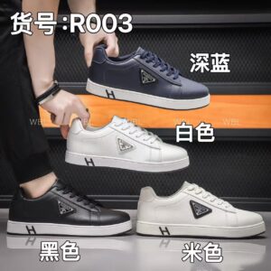 China manufactures white men's board shoe sneakers with flat soles R003