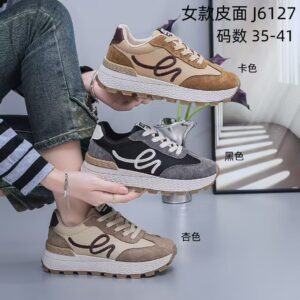 Made in China white leather shoes running sports Cortez shoes for women J6127