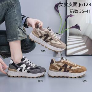 Made in China white leather shoes running sports Cortez shoes for women J6128