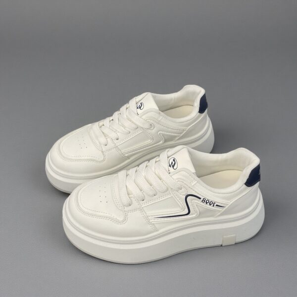 Made in China, height increasing platform white shoes with thick soles and cute height HB623 - 图片 2