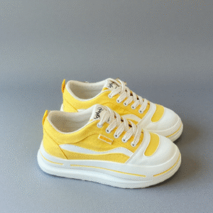 China manufactures women's thick-soled canvas shoes with height increase HL216