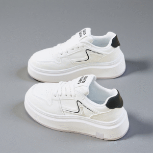 China-made thick-soled women's height-increasing sneakers with white shoes height increase ZS96