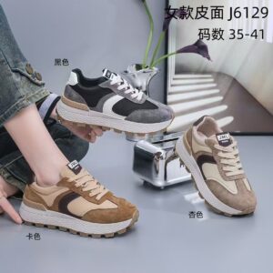 China manufactures women's thick-soled breathable laced sports Nike Cortez shoes J6129