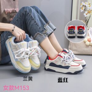 Made in China, flat women's casual board shoes are comfortable and popular sports shoes M153