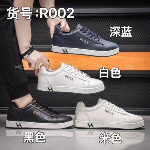 China manufactures white men's board shoe sneakers with flat soles R002