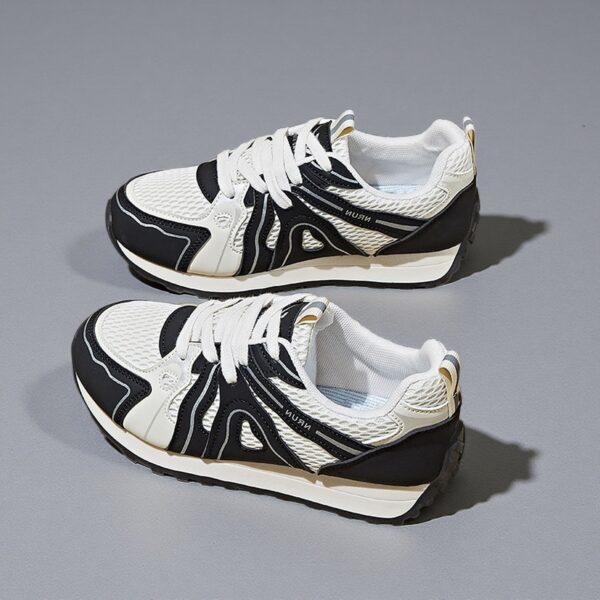 Made in China, height increasing platform white shoes with thick soles and cute height H2533 - 图片 3