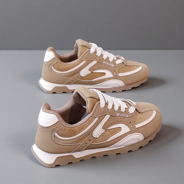 Made in China white leather shoes running sports Cortez shoes for women Q9003 - 图片 3
