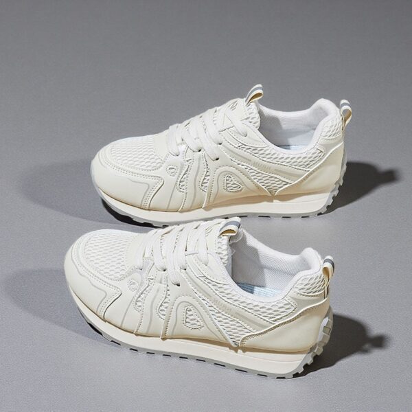 Made in China, height increasing platform white shoes with thick soles and cute height H2533 - 图片 2