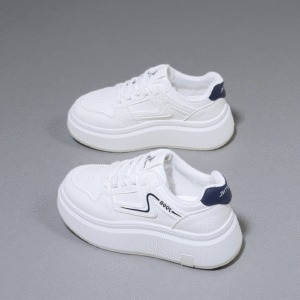 China-made thick-soled women's height-increasing sneakers with white shoes height increase HB632