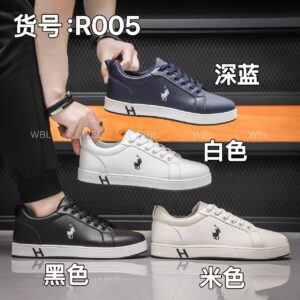 China manufactures white men's board shoe sneakers with flat soles R005