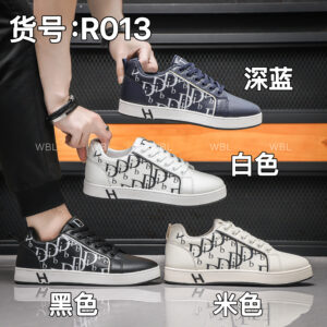 China manufactures white men's board shoe sneakers with flat soles R013