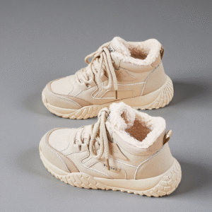 Women's winter cotton running shoes with thick soles K5207