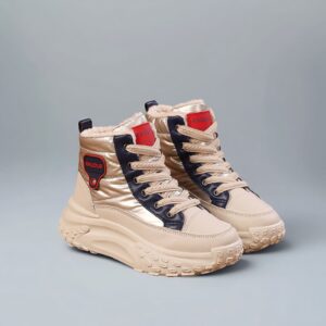 Women's winter cotton running shoes with thick soles K6719