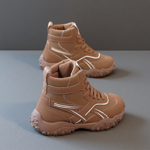 Women's leather waterproof high-top shoes KT325