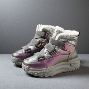 Women's warm fleece thick sole snow boots  ZY0023