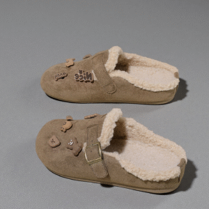 Women's winter woolen shoes with soft padded soles for pregnant women Y28