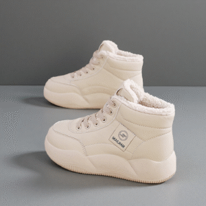 Women's winter cotton running shoes with thick soles XQ356-1