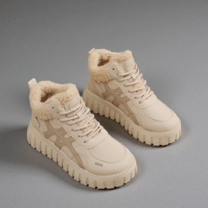 Women's winter cotton running shoes with thick soles ZY12253