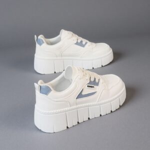 China-made thick-soled women's height-increasing sneakers with white shoes height increase SH316