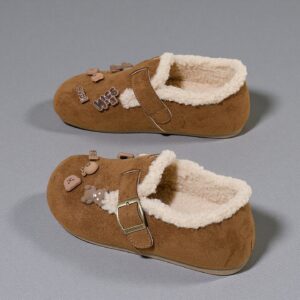 Women's winter woolen shoes with soft padded soles for pregnant women Y19-1