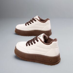 Women's winter cotton running shoes with thick soles KT2812