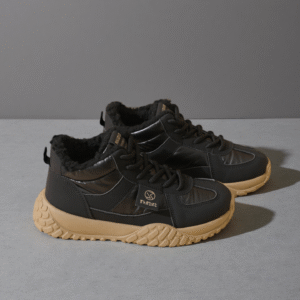 Waterproof, slip-resistant, fleece-wrapped warm cotton shoes for women in winter K5206