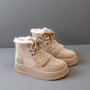 Women's winter cotton running shoes with thick soles KT328