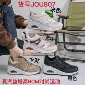 Women's breathable thick cushioned soft-soled diamond-inlaid sports shoes JOU807