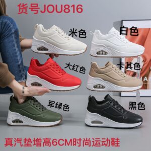 Women's breathable thick cushioned soft-soled diamond-inlaid sports shoes JOU816
