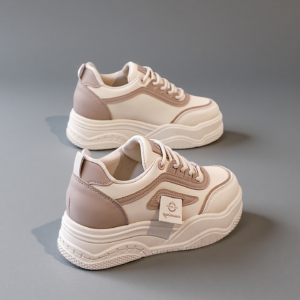 Thick-soled women's casual sports shoes, white shoes Q02