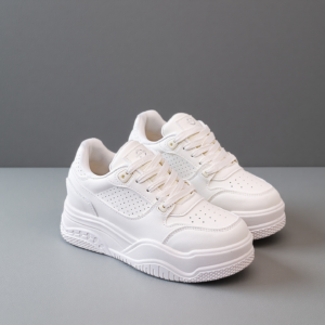 Thick-soled women's casual sports shoes, white shoes Q06