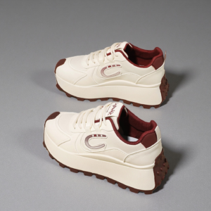 Agan Women's Spring 2026 Trendy Shoes: Slimming Footline, Versatile Casual Sports Shoes with Thick Soles, Classic Dad Shoes for Women HL89