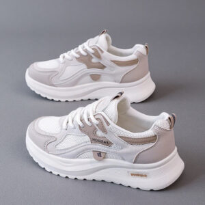 2026 New Women's Sports Shoes: Breathable Mesh Running Shoes for Spring/Summer, Lightweight Dad Shoes Q103